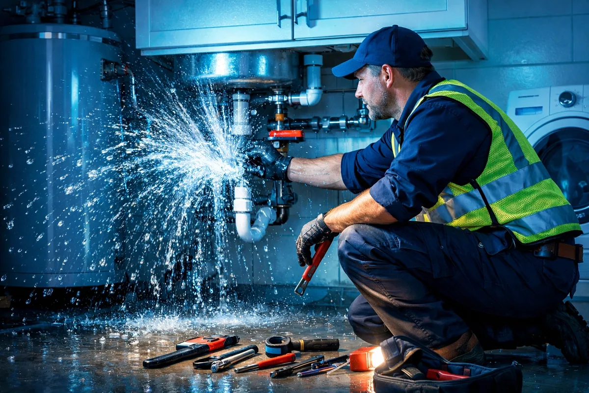After focused emergency leak detection testing with a clear repair direction