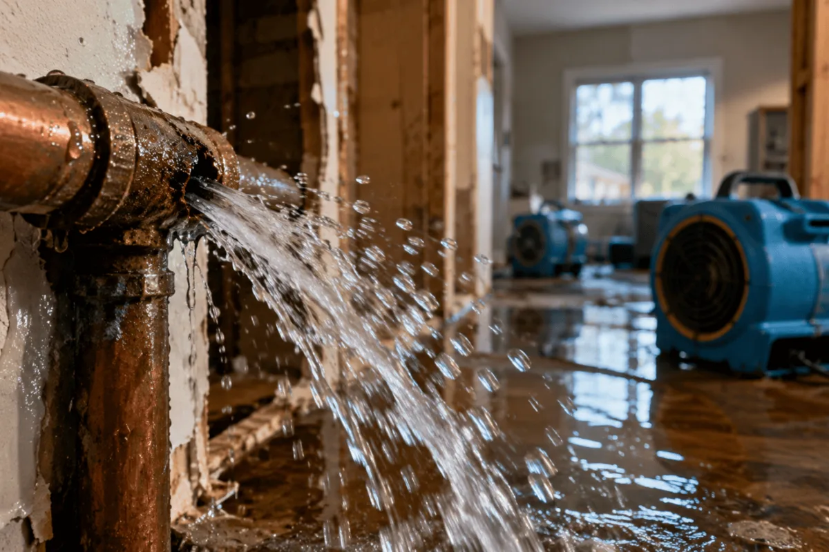 After focused emergency leak detection testing with a clear repair direction