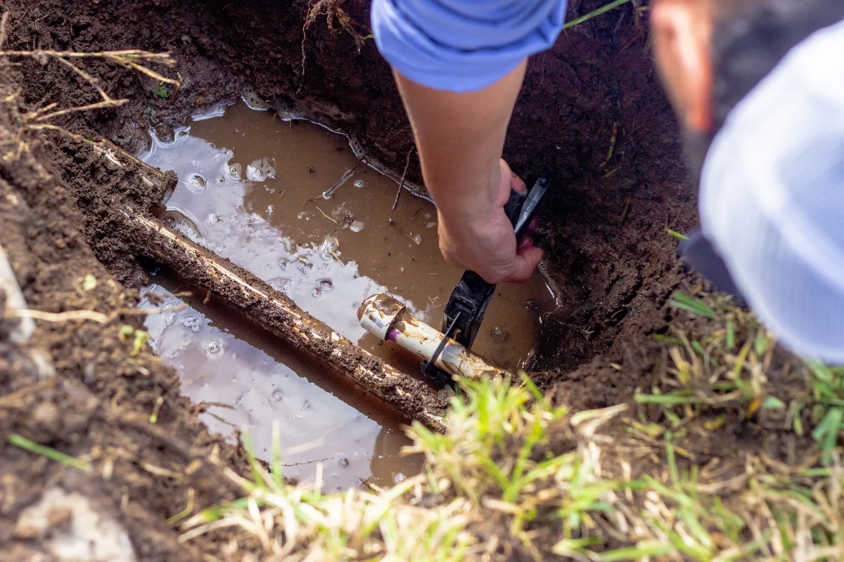 After focused irrigation & sprinkler leak detection testing with a clear repair direction