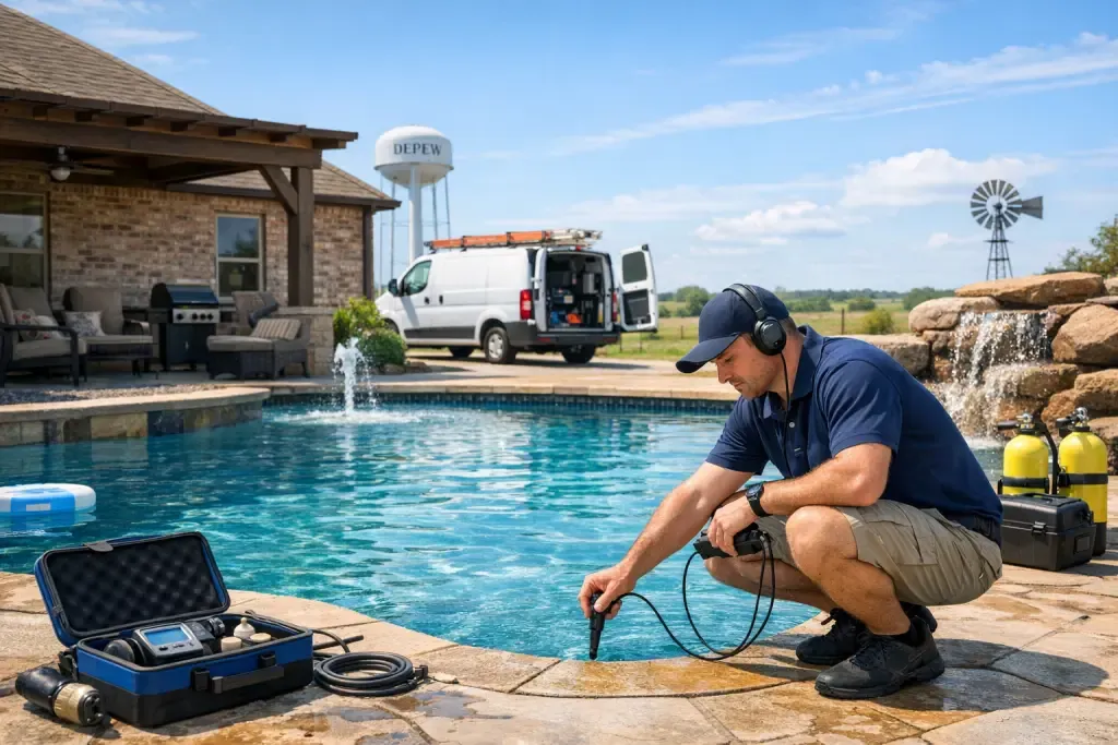 Swimming Pool Leak Detection service in Littleton