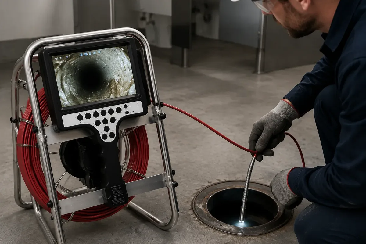 After focused sewer line camera inspection testing with a clear repair direction