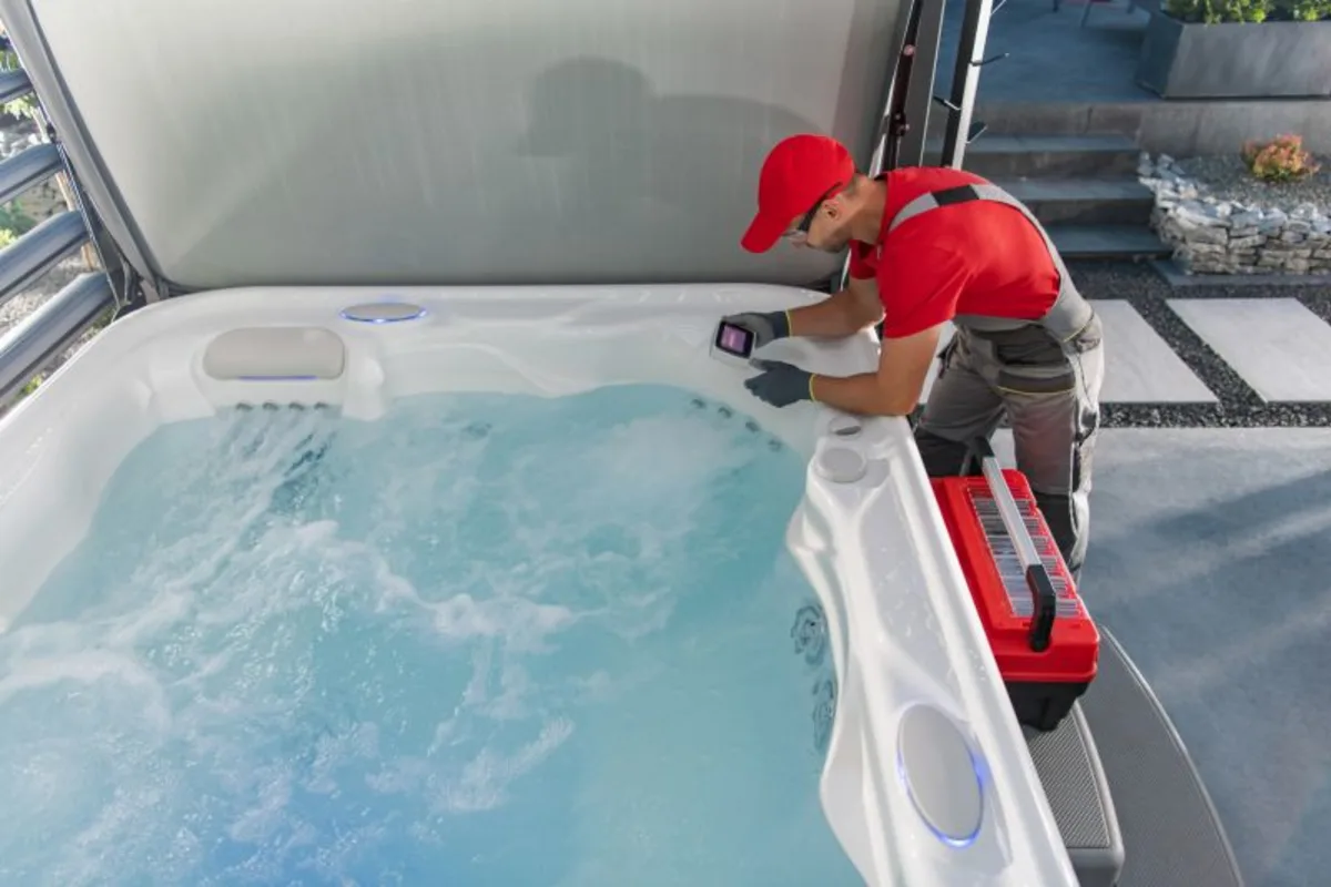 After focused spa & hot tub leak detection testing with a clear repair direction