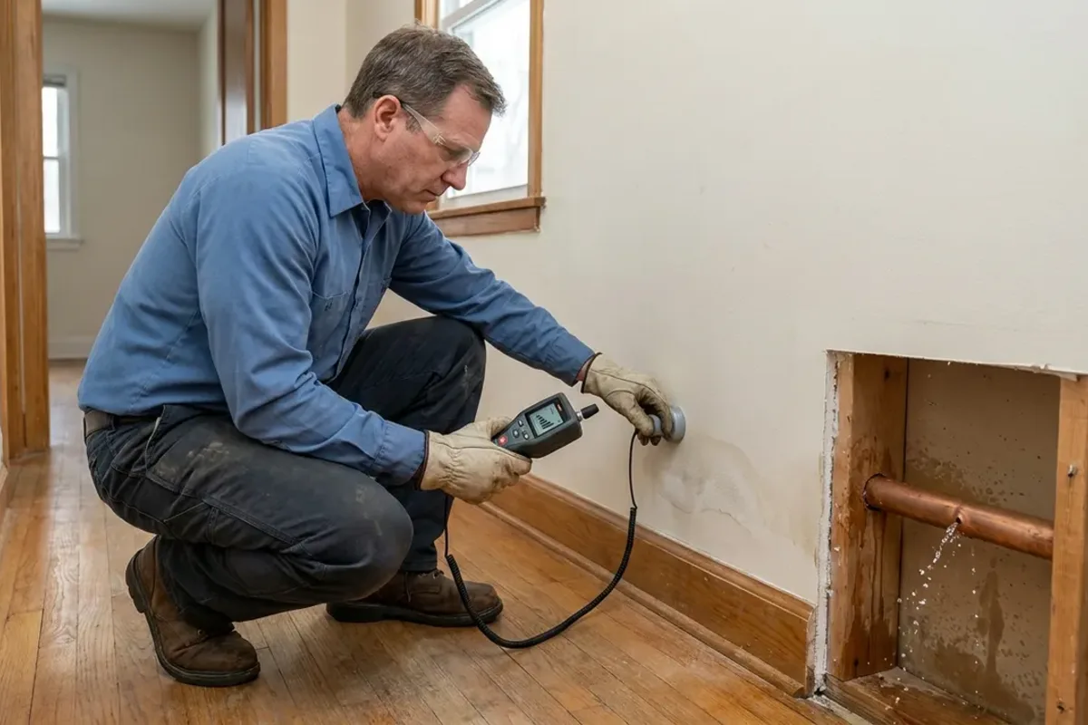 After focused water leak detection testing with a clear repair direction